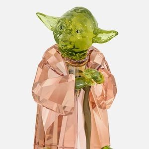 NIB Swarovski crystal yoda figurine